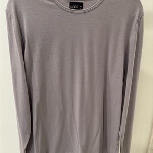 Cuts Clothing Men's Purple/Slate Long Sleeve Tee